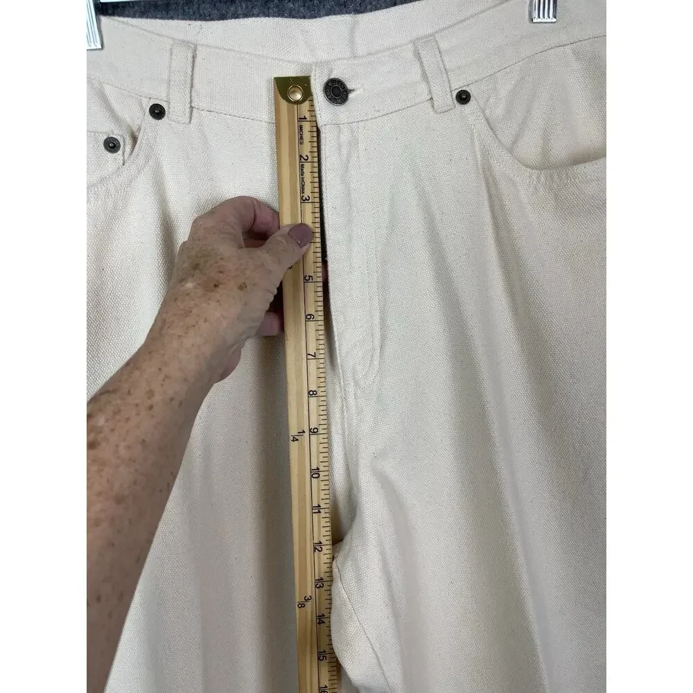 Lauren Jeans Co.‎ Women's Size 14 Cream Off Ivory Relaxed Ankle